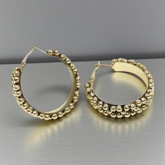 🆕️Indian Artisan Handcrafted Boho Chic Statement Trendy Hoop Earrings - Picture 11 of 11